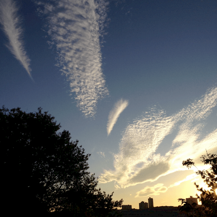 Clouds over the Hudson