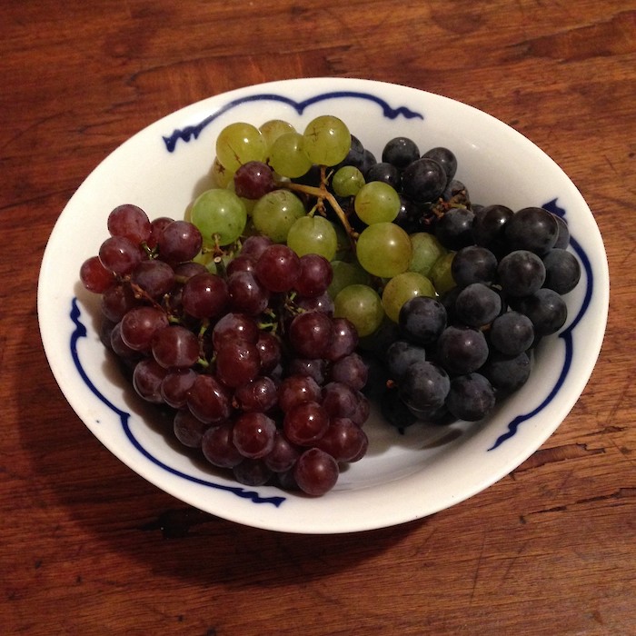Autumn grape harvest from Union Square Market